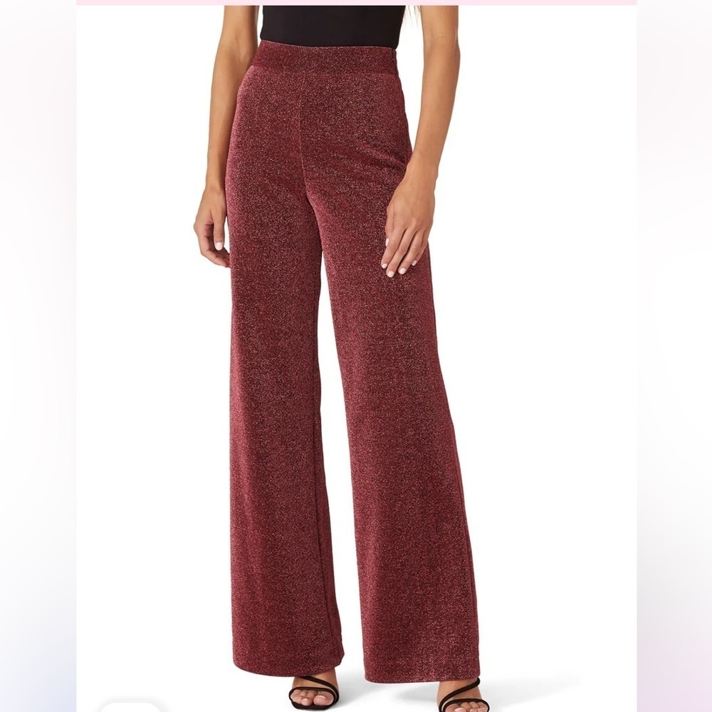 NEON BLONDE Seventeen Pants Sparkling Burgundy
